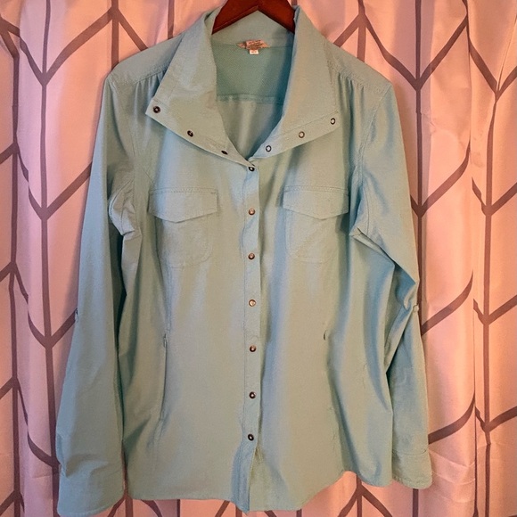 Duluth Trading Co Jackets & Blazers - Duluth Trading Co Aqua Utility Jacket